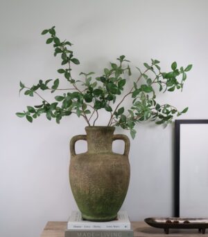 Rustic Ginger Root Brown Inspired Terracotta Vessel