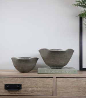 Artisan Textured Bowl Set of 2 - By Arma Home Art