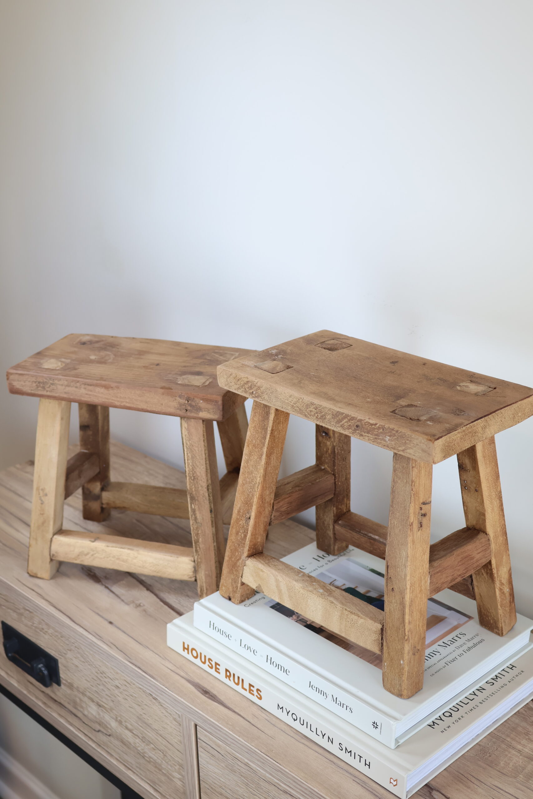 Vintage Indian Wood Stool Riser – Arma Home Art