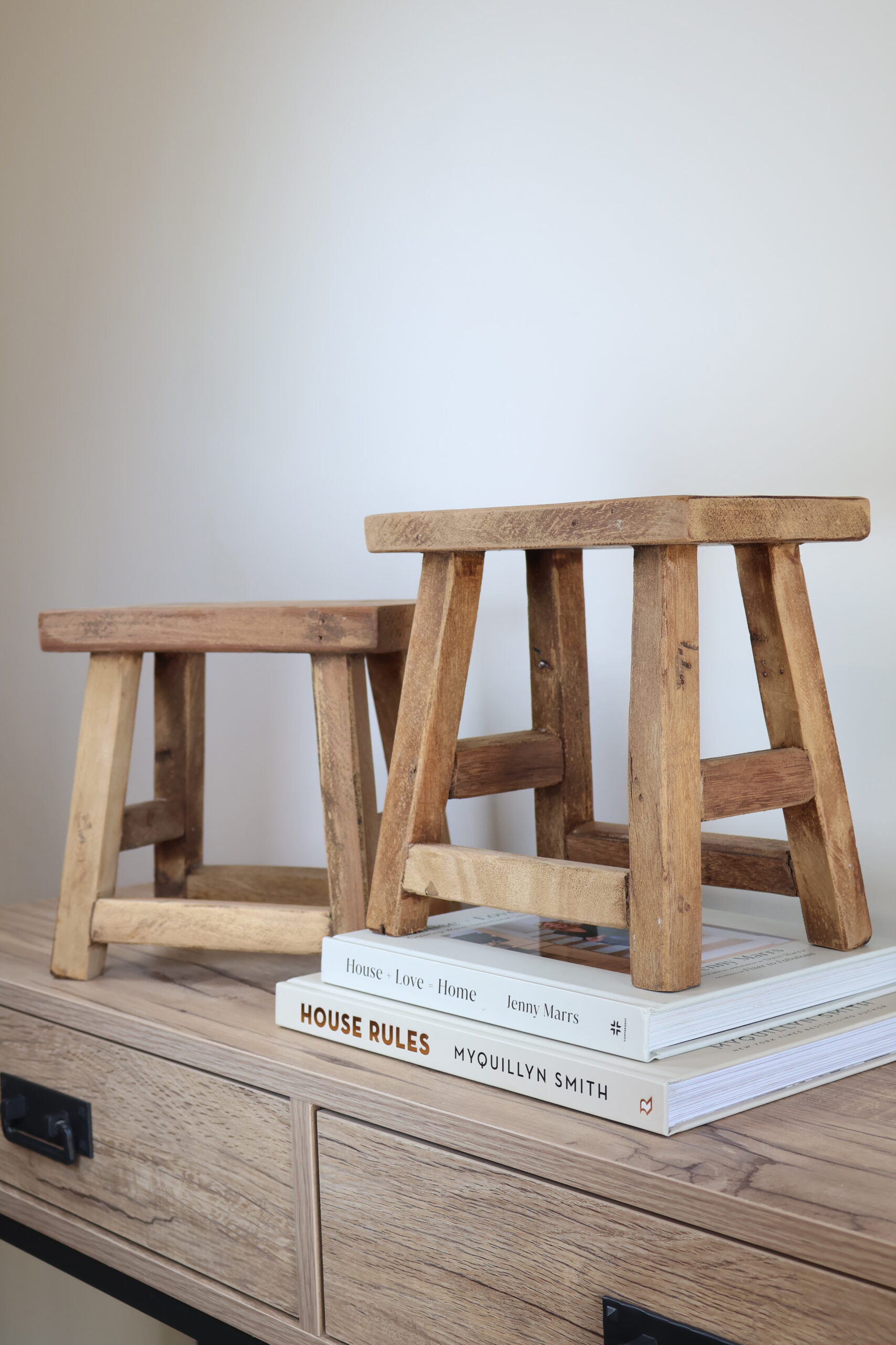 Vintage Indian Wood Stool Riser – Arma Home Art