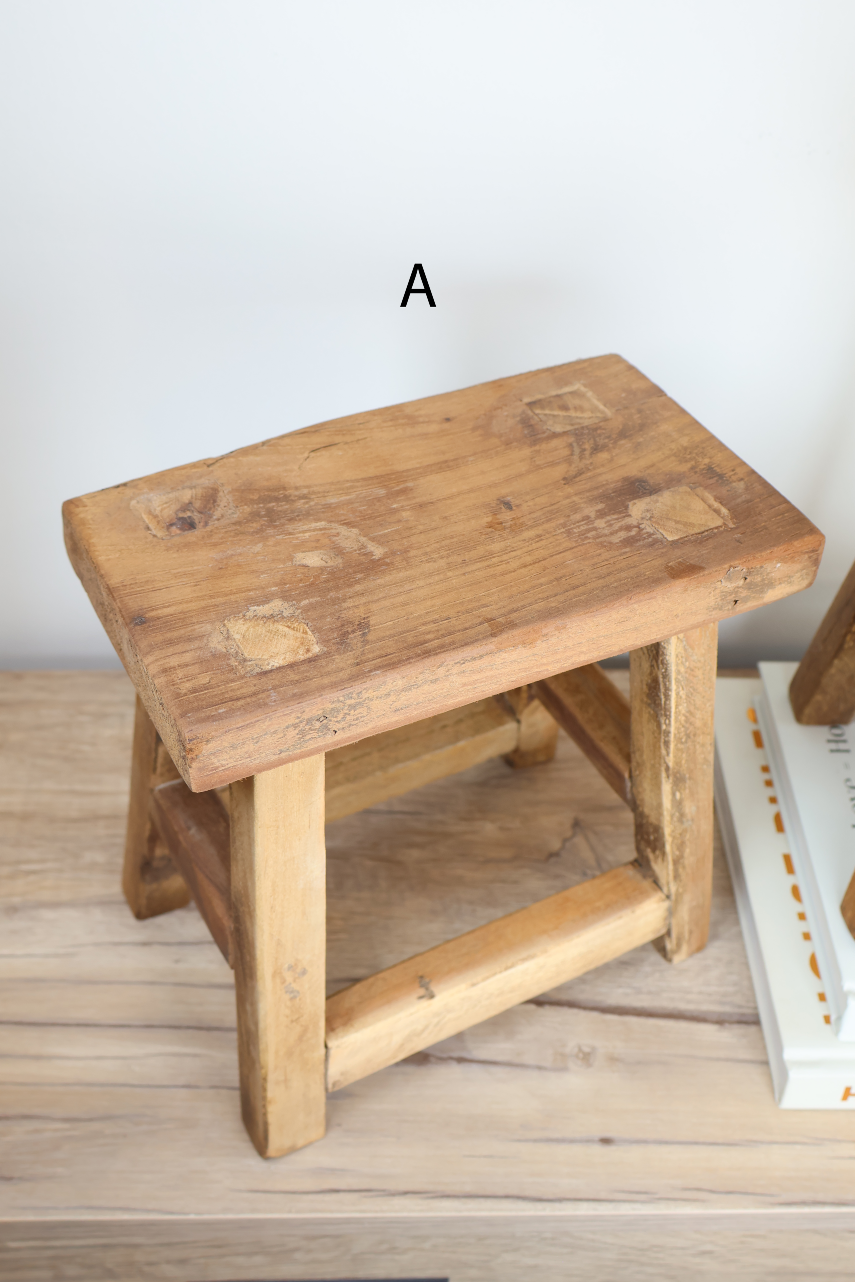 Vintage Indian Wood Stool Riser – Arma Home Art