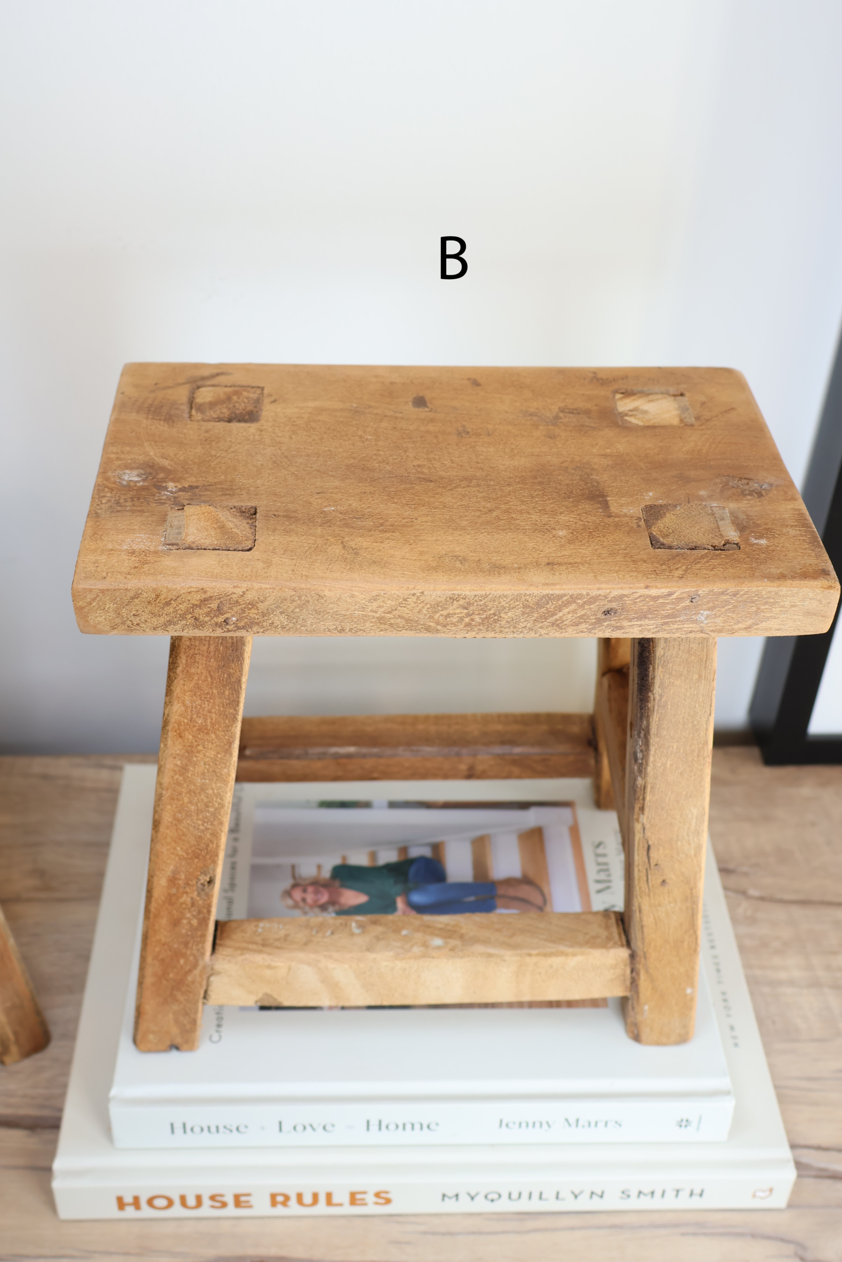 Vintage Indian Wood Stool Riser – Arma Home Art