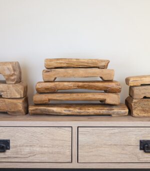 Vintage Indian Wood Riser (Collection No.2)