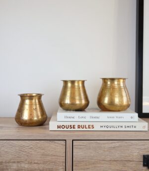 Vintage Brass Indian Water Pot