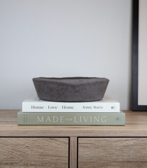 Handmade Mortar Stone Bowl - by Arma Home Art