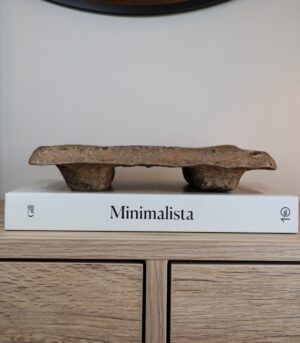 Handmade Rustic Paper Mache Riser - by Arma Home Art