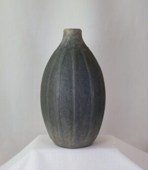 Aged Finish with Patina Black Textured Vase - Timeless Artisan Decor